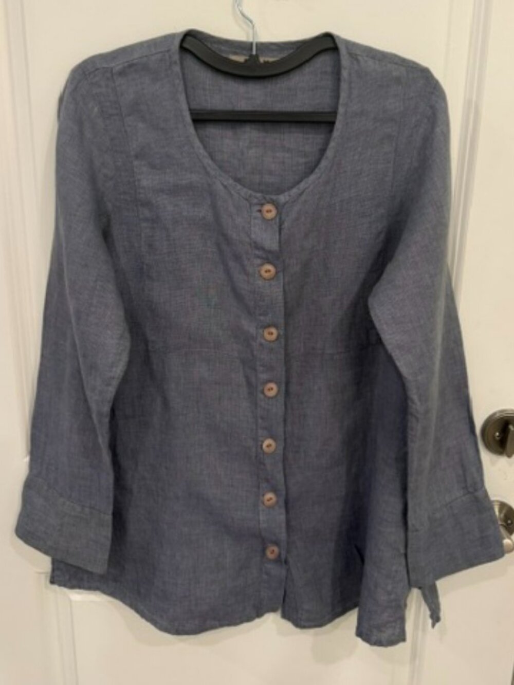 Flax Button Down Linen Shirt